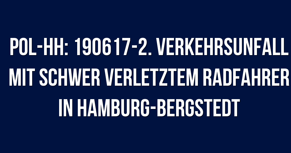32 jährige fahrrad hamburg unfall